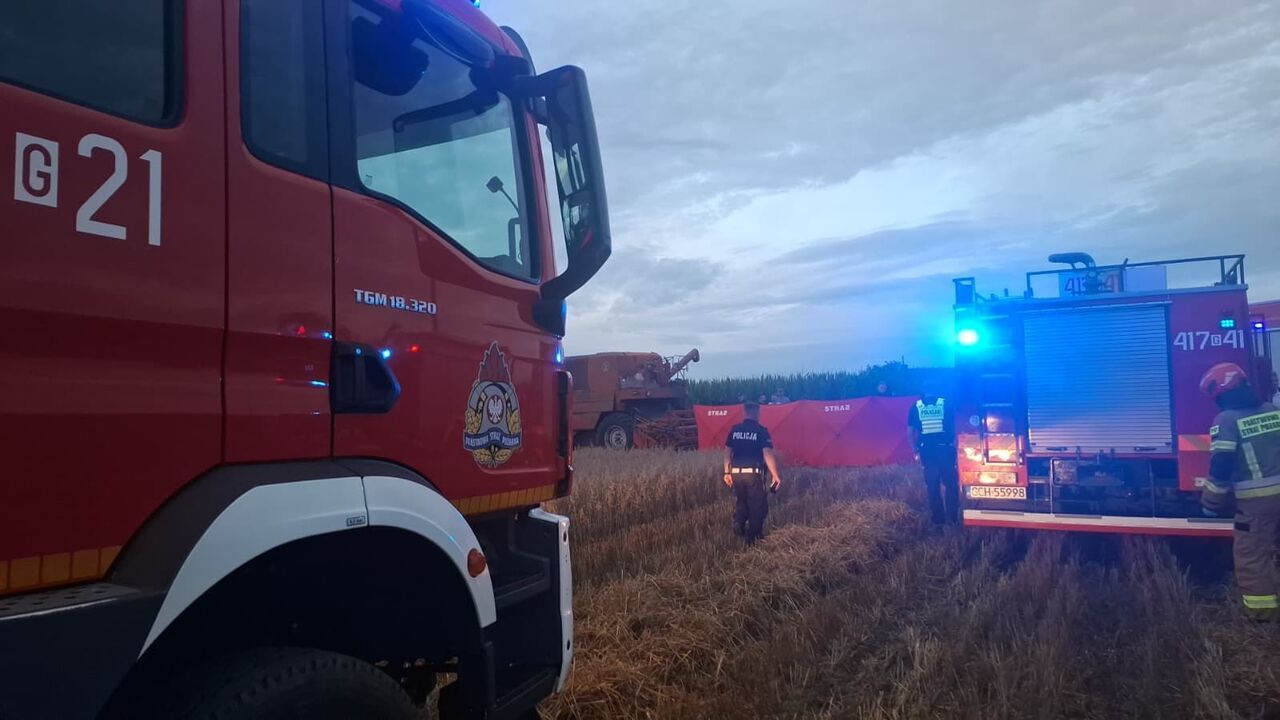 29-latek pracował w polu, nie żyje. Syn umarł na oczach ojca