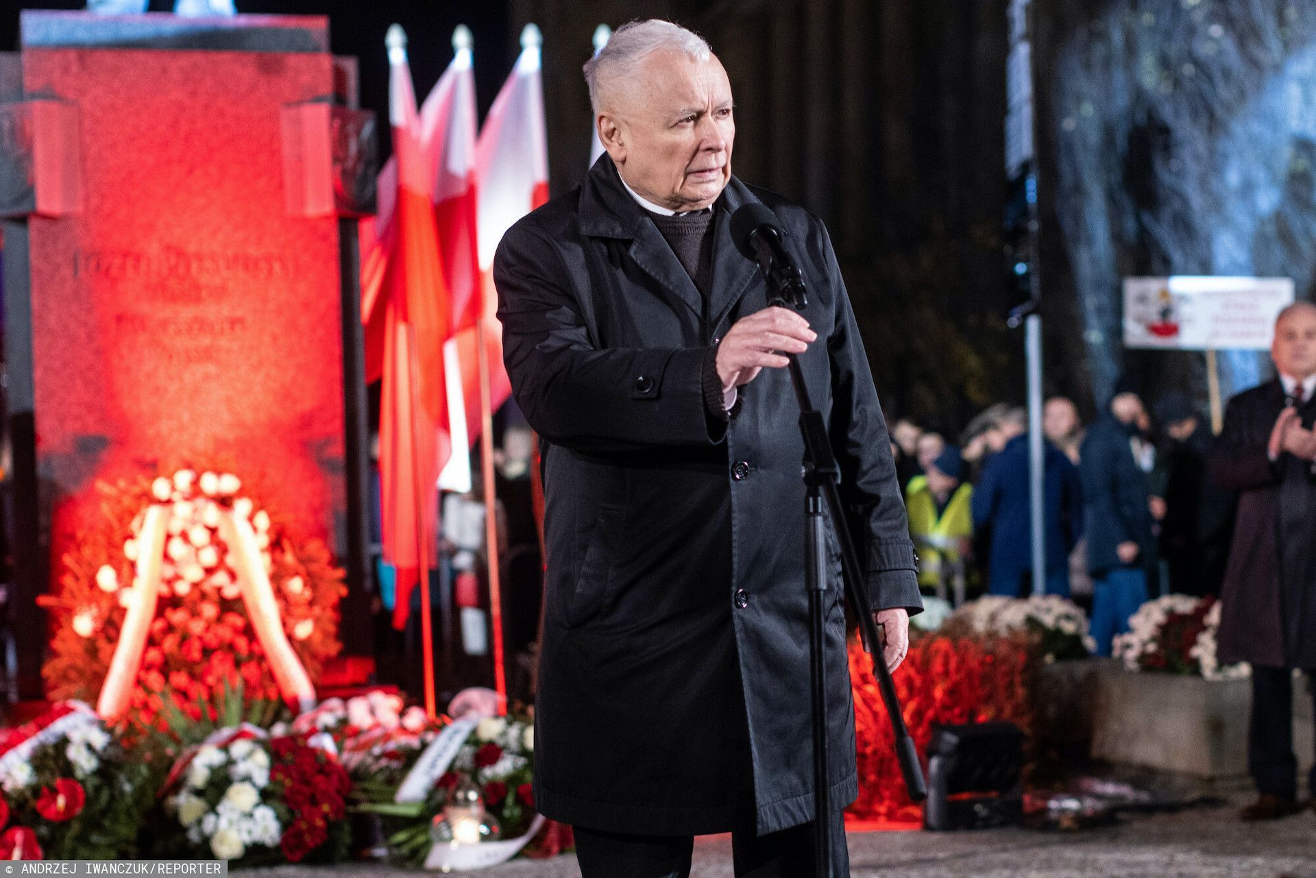 Wpadka na spotkaniu z udziałem Jarosława Kaczyńskiego, rzecznik musiał przepraszać ze sceny