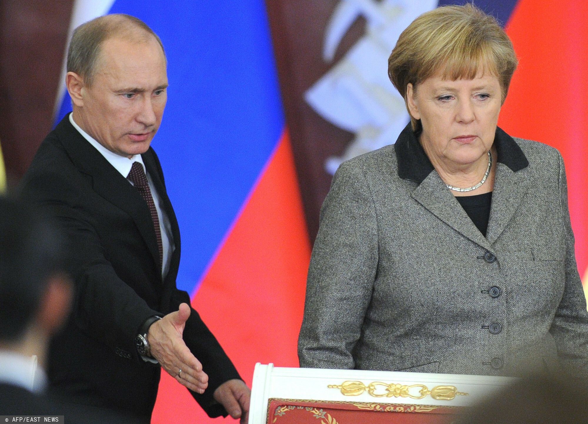 Angela Merkel skomentowała rzekomą próbę zastraszenia psem przez Władimira Putina