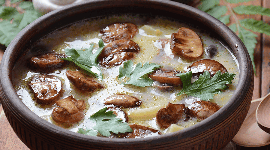Zupa grzybowa przepis z ziemniakami