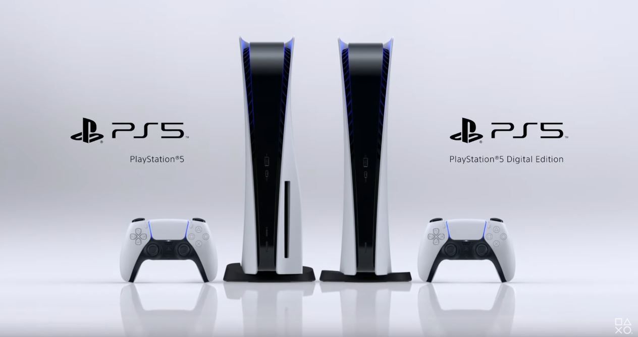 Konsole PlayStation 5 w wersji digital i z napędem oraz pady Dualshock 5