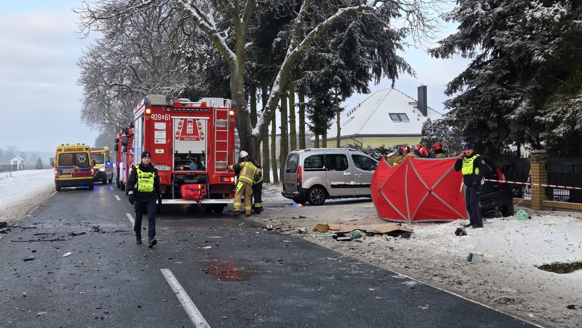 Matka i 8-letnia córka nie żyją. Doszło do czołowego zderzenia z ciężarówką