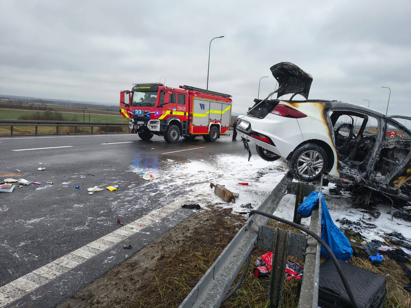 Tragiczny wypadek na S19! Wśród rannych polski mistrz świata. Jest ofiara śmiertelna