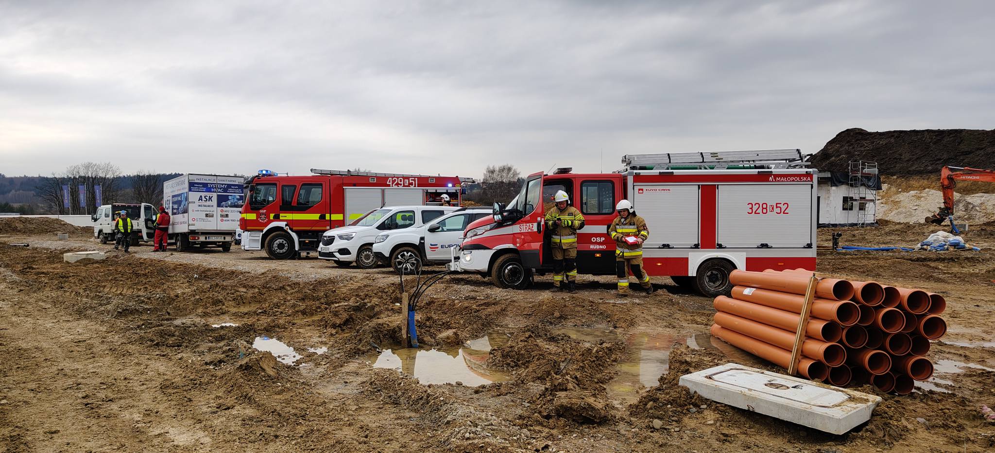Tragedia na budowie w polskiej miejscowości. Nie żyje mężczyzna, ratownicy byli bezradni