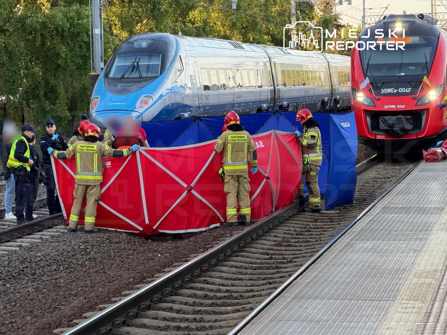 Tragedia na torach w Warszawie. Nie żyje 16-latek