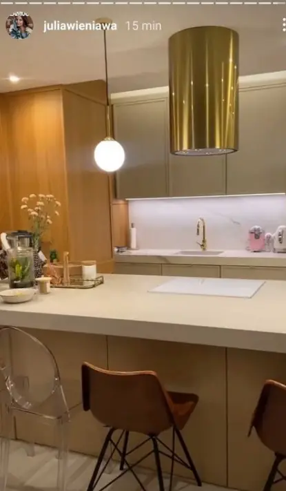 Luksus i natura w życiu Julii Wieniawy. Tak wygląda jej warszawskie mieszkanie