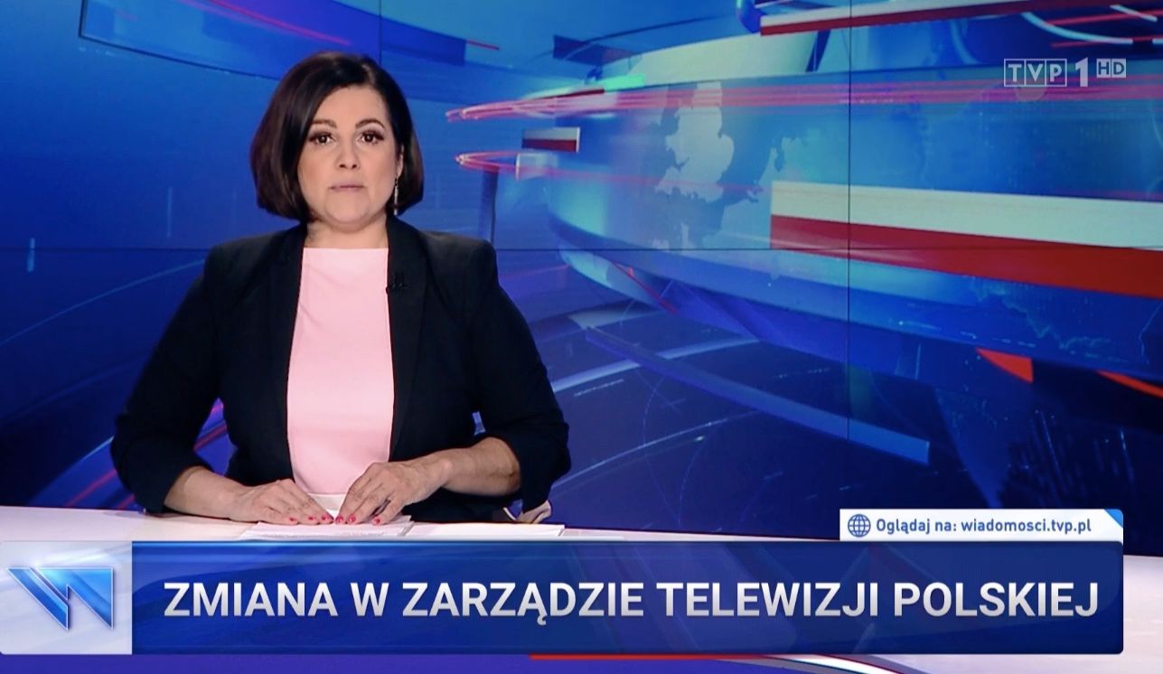 Jacek Kurski szorstko pożegnany w "Wiadomościach" TVP
