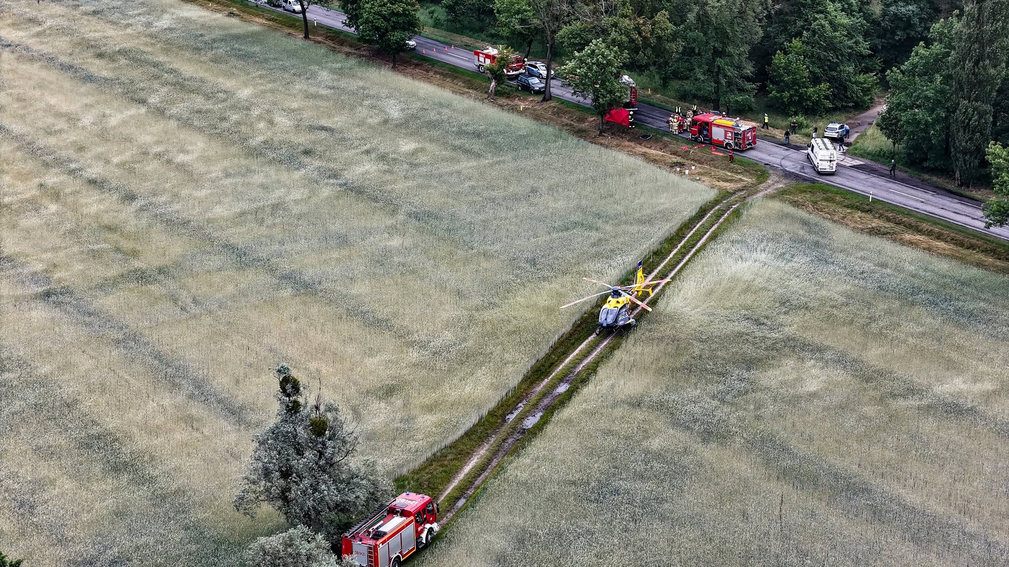 Tragedia na polskiej trasie. Osobówka rozbiła się na drzewie, służby przekazały fatalne wieści