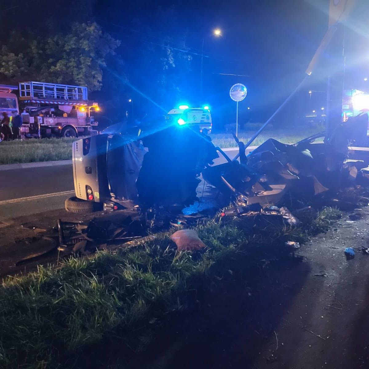 Tragiczny wypadek w Sosnowcu. Nie żyją 2 osoby. Policja ogłasza czarny alert drogowy