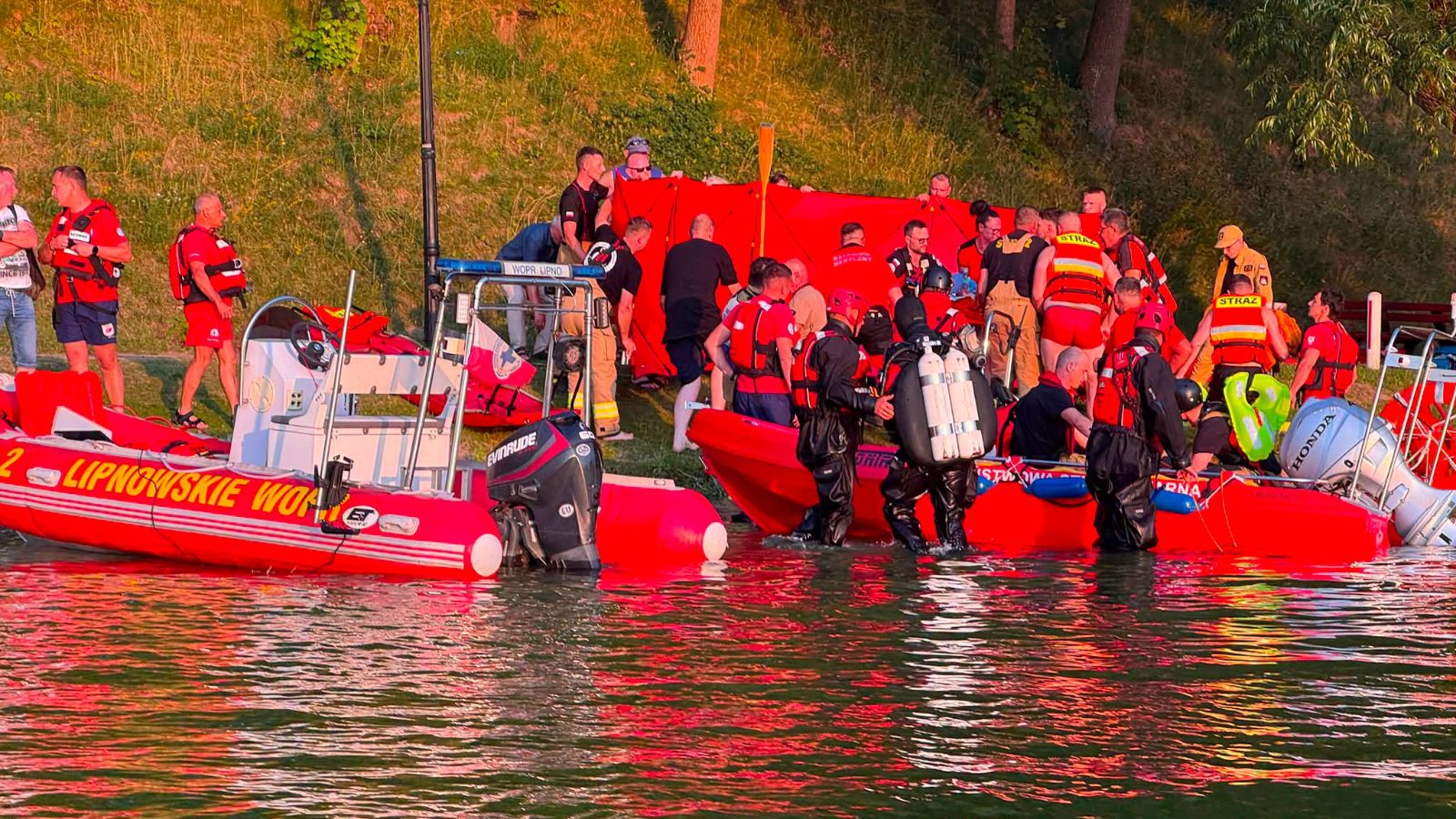 Tragedia w Wąbrzeźnie. 11-latka zniknęła pod wodą, nie żyje