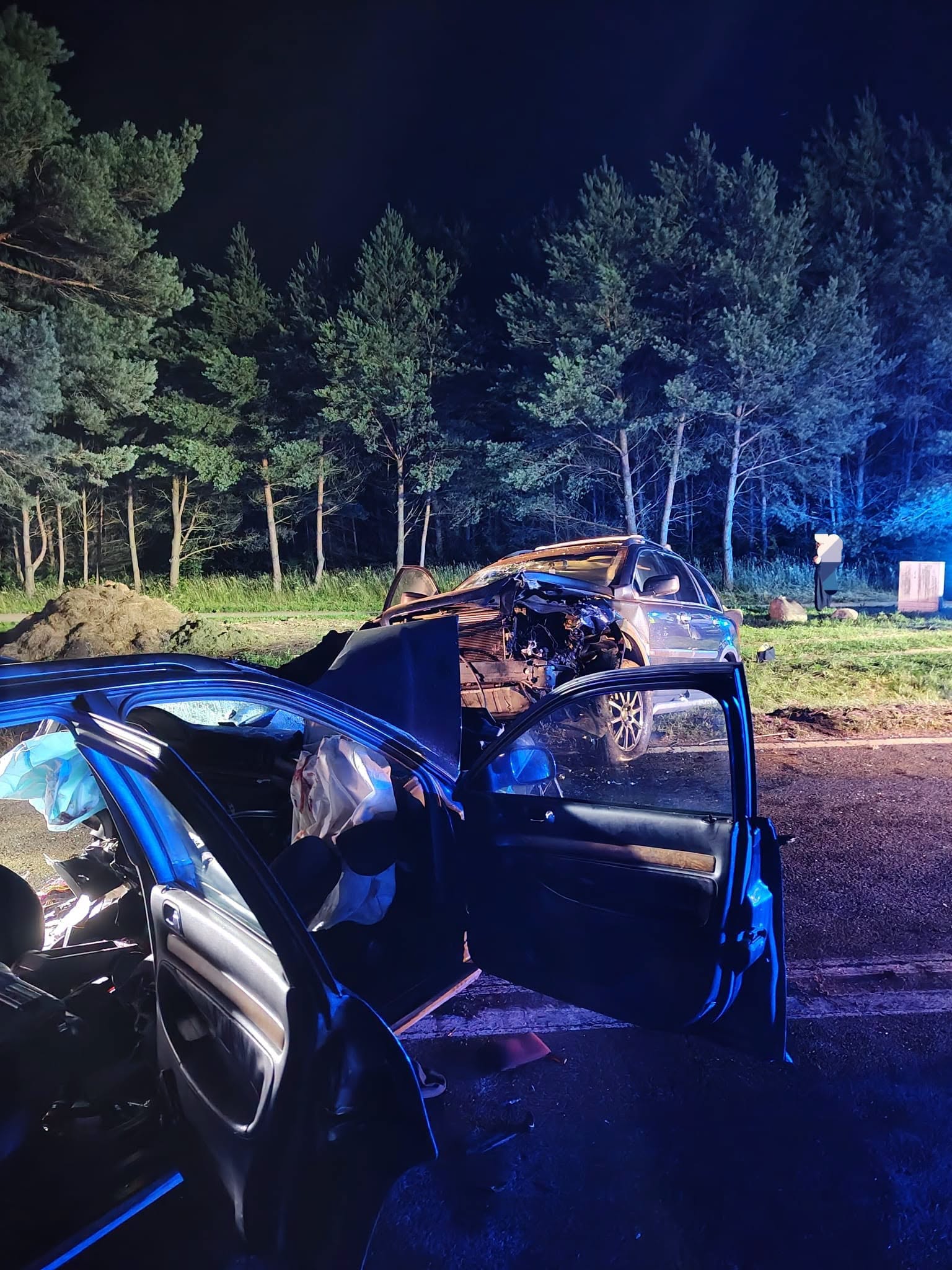 Tragiczny wypadek na DK58. Nie żyje jedna osoba, 4 trafiły do szpitala 