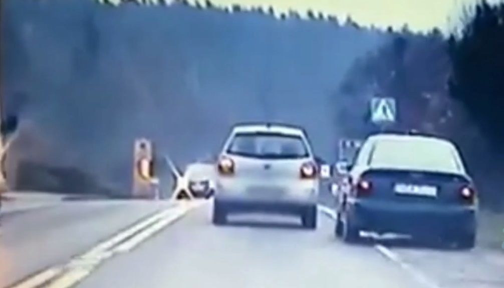 Kierowca Audi próbował uciec policji
