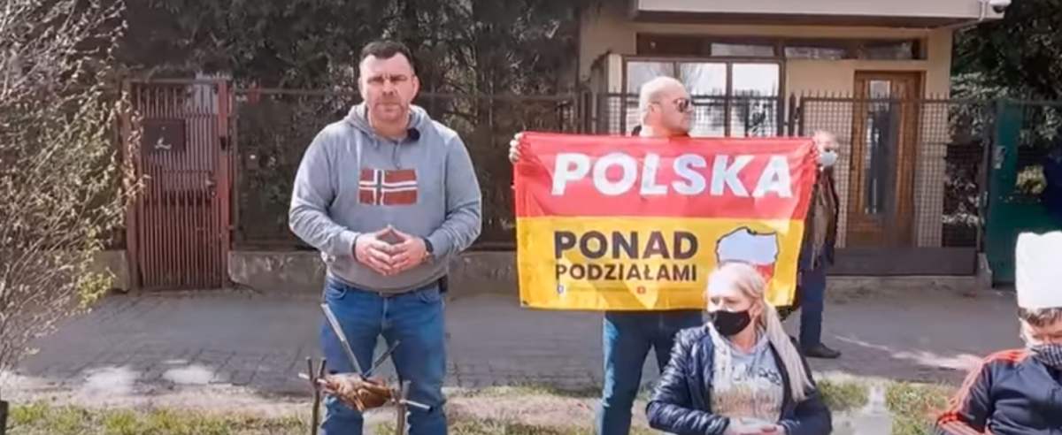 Happening pod domem Jarosława Kaczyńskiego