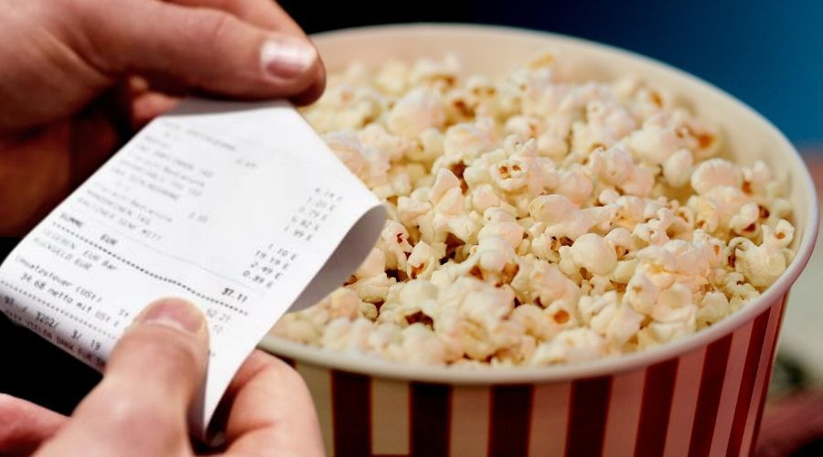 Popcorn w kinie kosztował małą fortunę