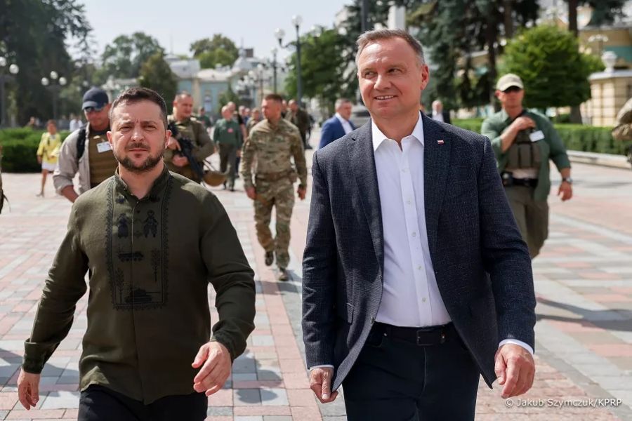 Niezapowiedziana wizyta Andrzeja Dudy w Kijowie. Prezydent rozmawiał z Wołodymyrem Zełenskim