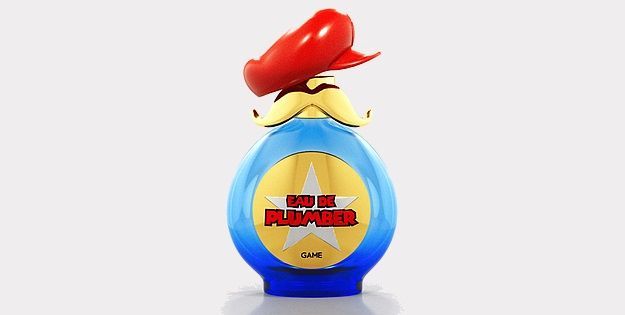Zdjęcie butelki perfum na licencji Mario