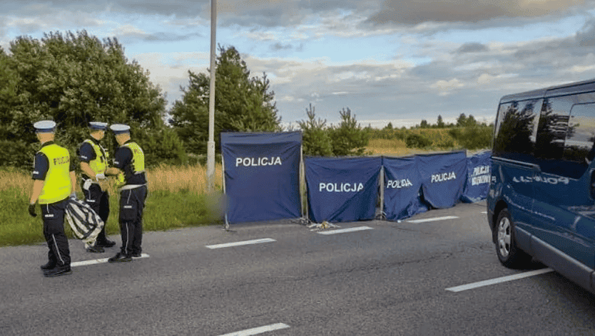 Makabryczny wypadek w Suwałkach. Słup rozpołowił ciało motocyklisty