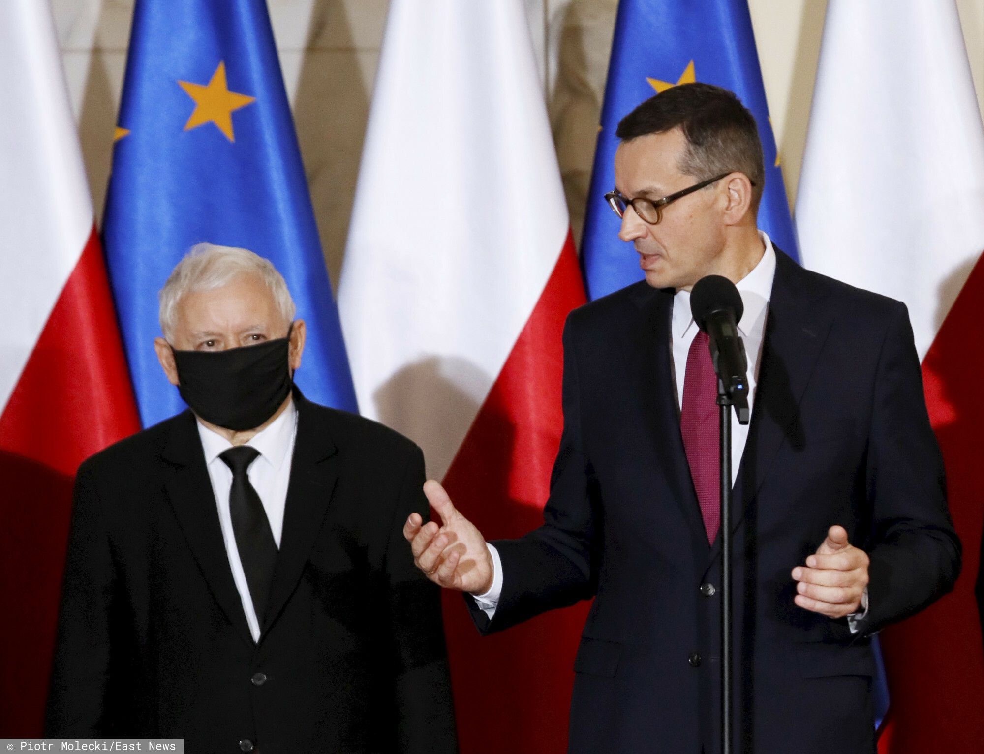 Jarosław Kaczyński i premier Morawiecki stanęli w obronie Andrzeja Przyłębskiego, męża Julii Przyłębskiej