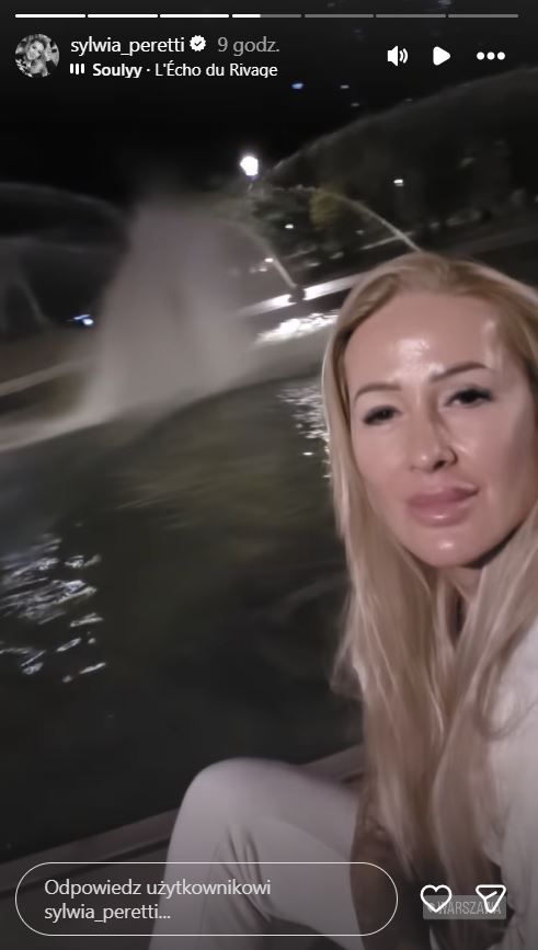  Peretti w środku nocy wskoczyła do wody. Musiała go ratować. Jest nagranie