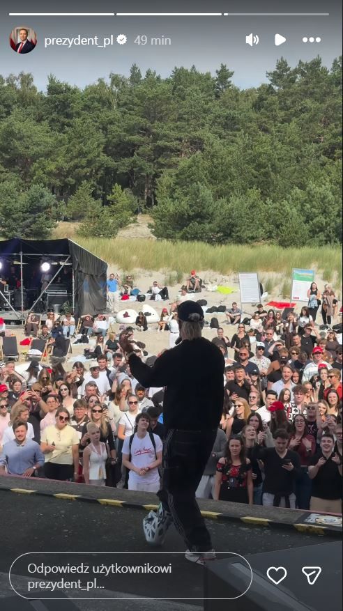 To Skolim wyprawiał na scenie u Nawrockiego. Ludzie tylko patrzyli