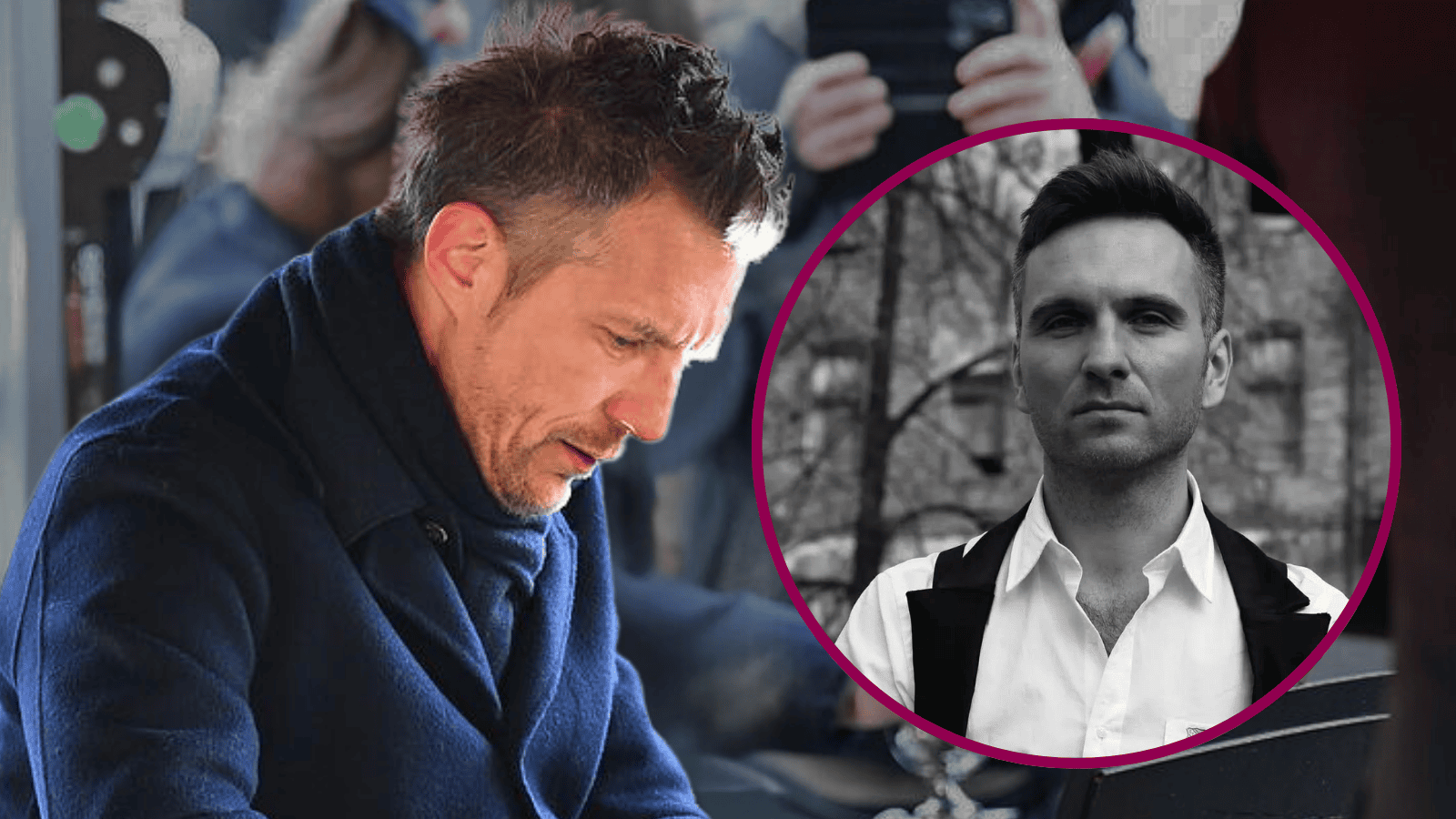 Adam Sztaba na pogrzebie b. męża Szelągowskiej. Piękny hołd dla aktora