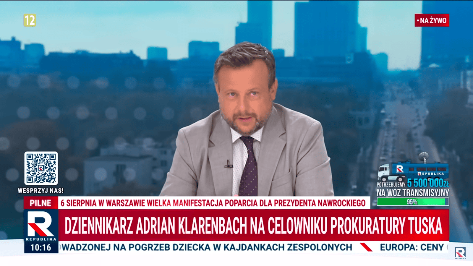 Gwiazdor TV Republika z zarzutami w sprawie Collegium Humanum. Zabrał głos na antenie