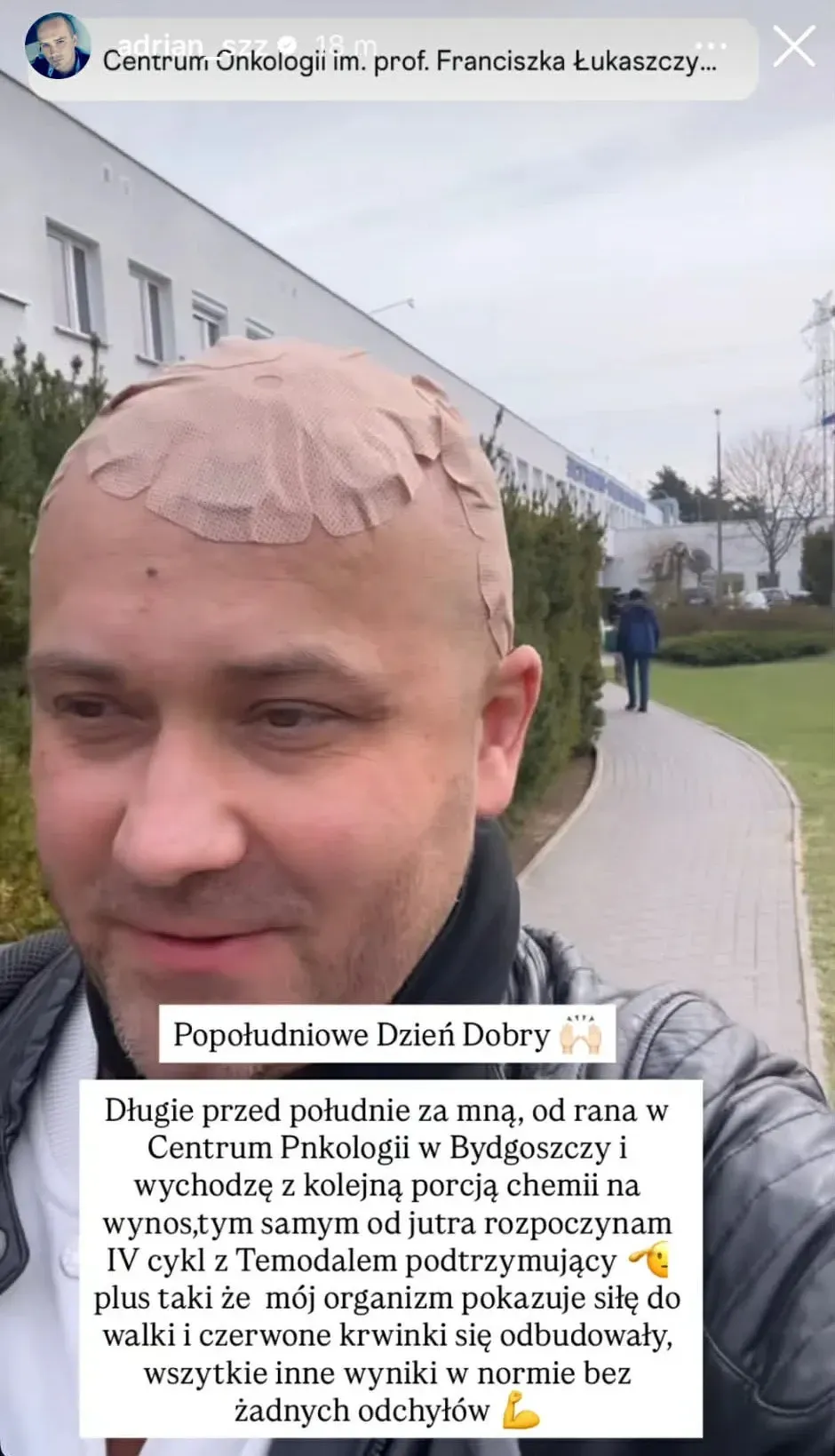 Adrian wydał komunikat prosto z Centrum Onkologii. Nowe wieści ws. choroby