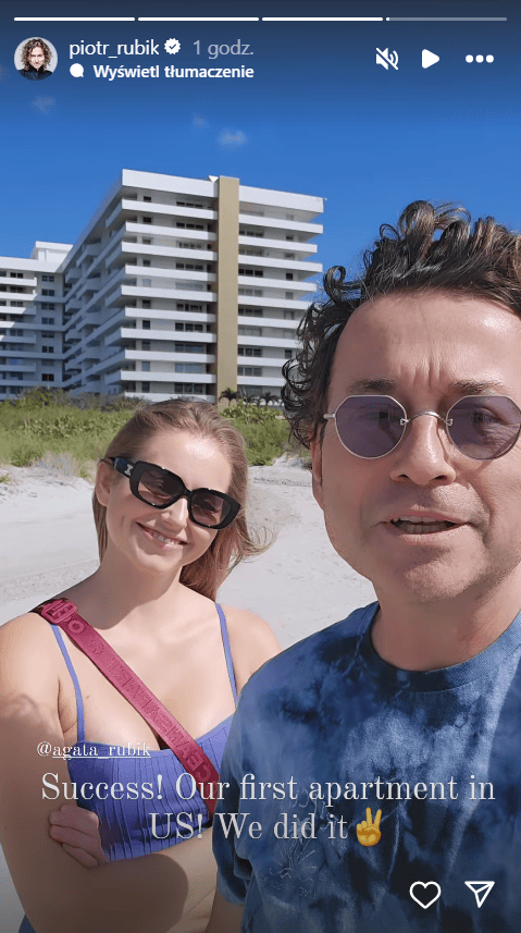 Agata Rubik, Piotr Rubik, kupili mieszkanie w Miami
