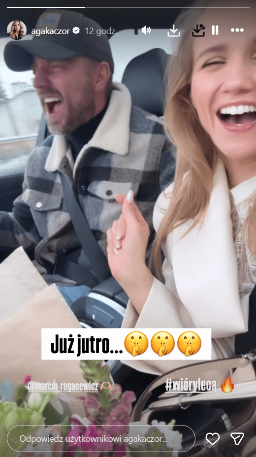 Kaczorowska chwilę po rozprawie z Pelą baluje z Rogacewiczem. Takim nagraniem podsumowała rozwód