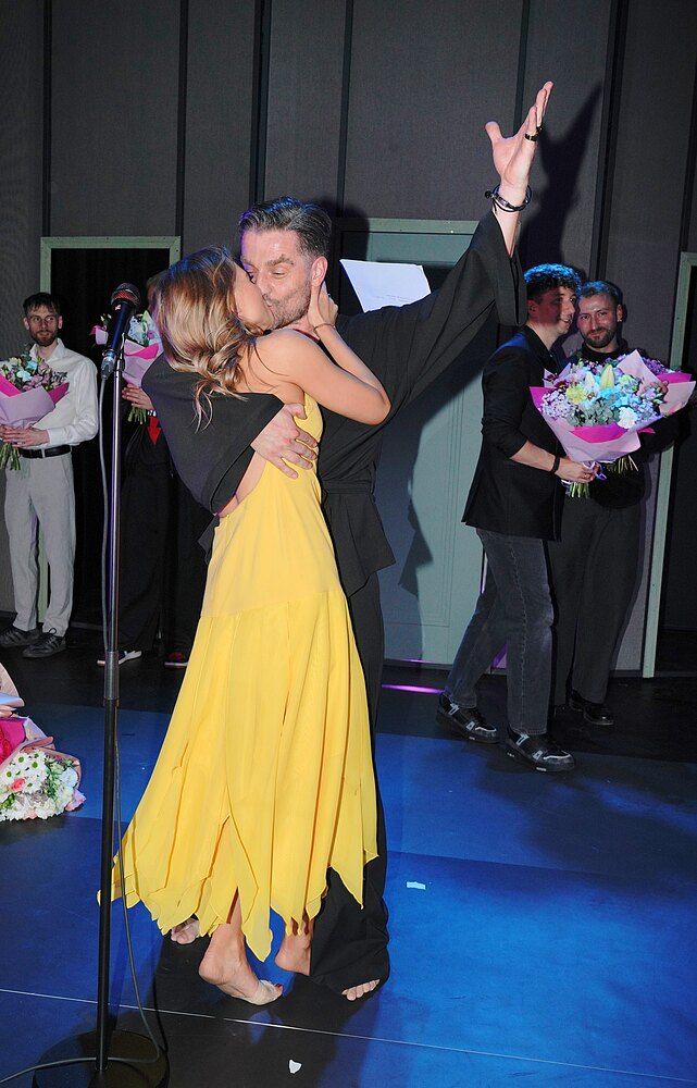 Kaczorowska i Rogacewicz nie zostali wpuszczeni do teatru. Było niewesoło