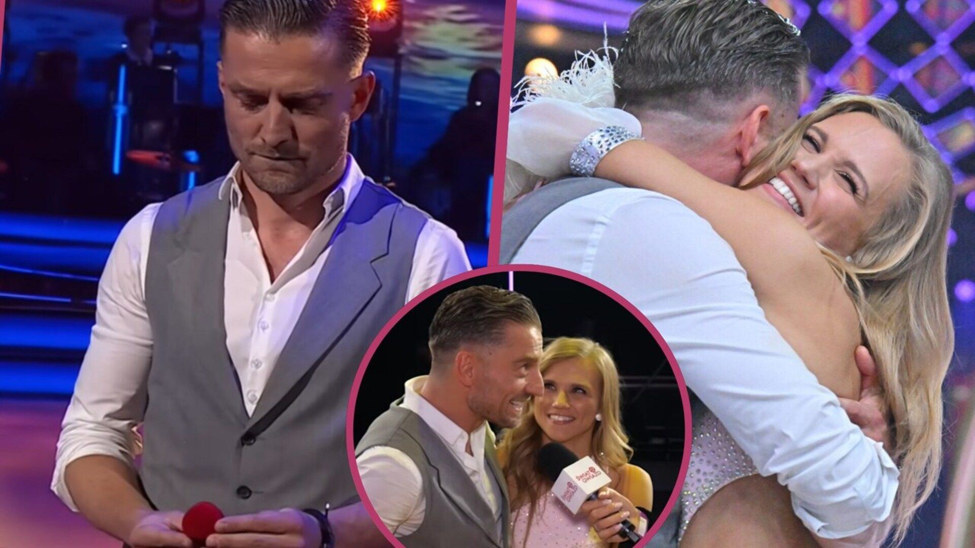 Rogacewicz z pierścionkiem zaręczynowym na parkiecie "TzG". Kaczorowska padła mu w ramiona