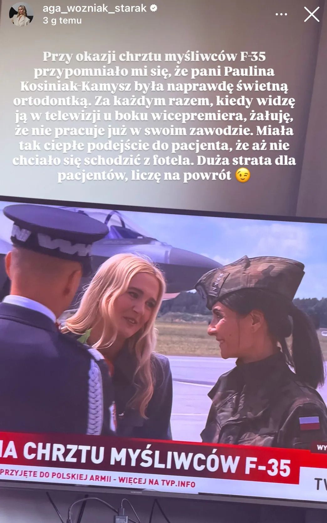 Agnieszka Woźniak-Starak podsumowała żonę Kosiniaka-Kamysza. Ujawniła fakty z jej przeszłości