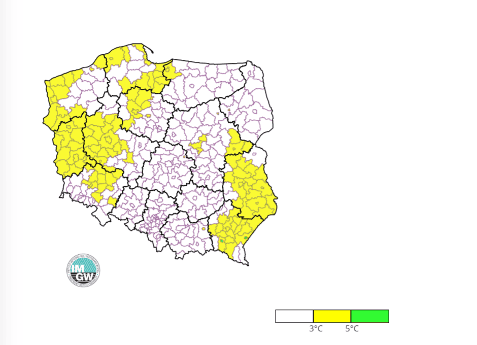 Agrometeo - Kryterium wcześniejszego terminu nawożenia - agrometeo.imgw.pl