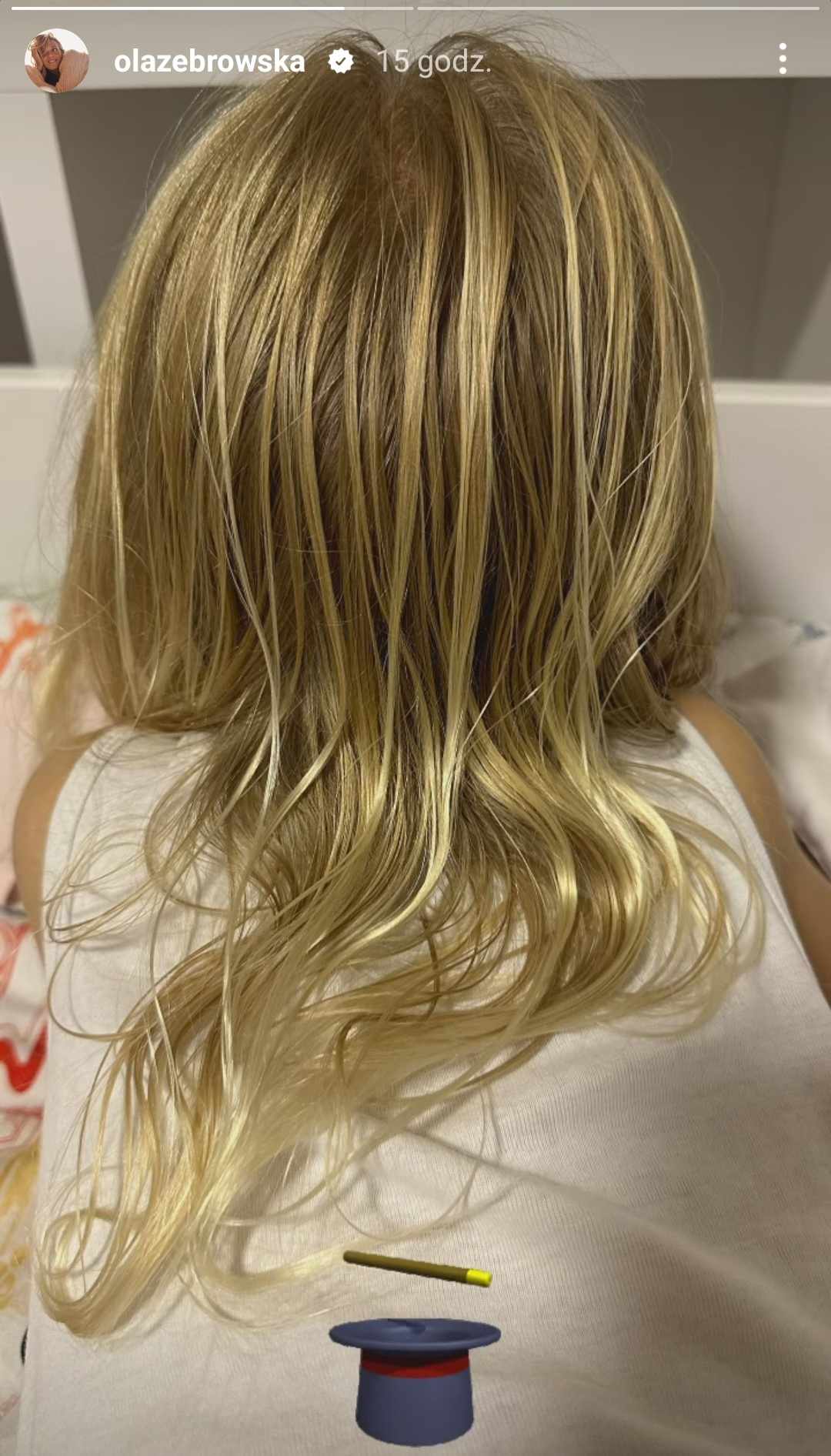 Aleksandra Żebrowska pokazała fryzurę syna, fot. Instagram