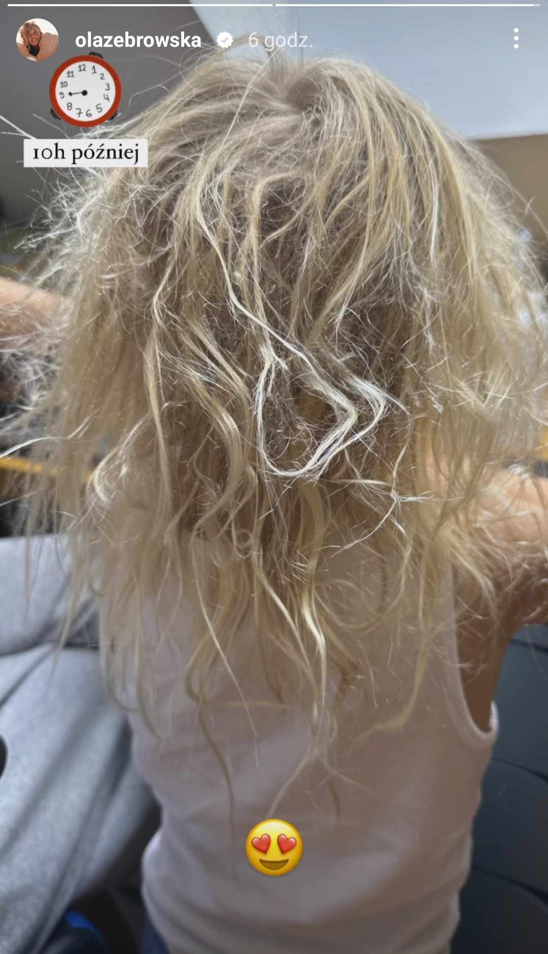 Aleksandra Żebrowska pokazała fryzurę syna, fot. Instagram