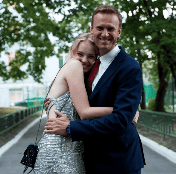 Aleksiej Nawalny z córką, fot. Instagram