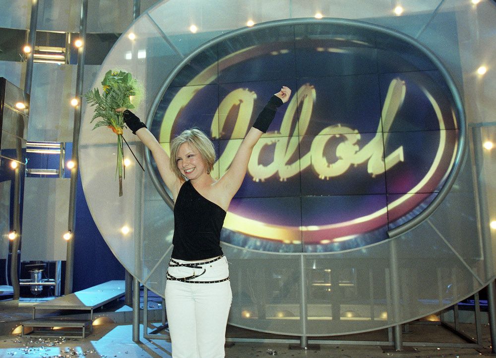 Alicja Janosz w Idolu, 2002 rok, fot. KAPIF