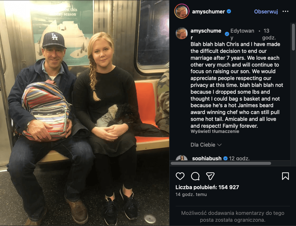 Rozwodzą się po 7 wspólnych latach. Uwielbiana para potwierdziła doniesienia