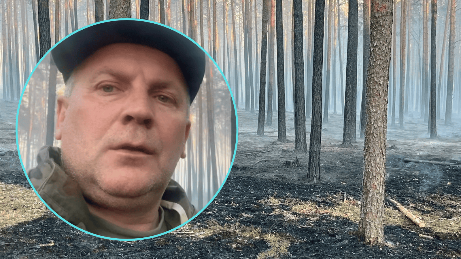 Wielka siła żywiołu. Wójt nagrał, co stało się z Puszczą Solską po pożarze