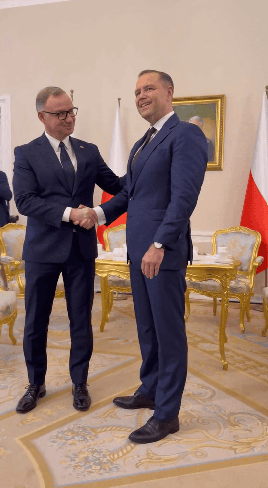 Tak Duda powitał Nawrockiego jako prezydenta. Oficjalne spotkanie i taki przytyk do Trzaskowskiego