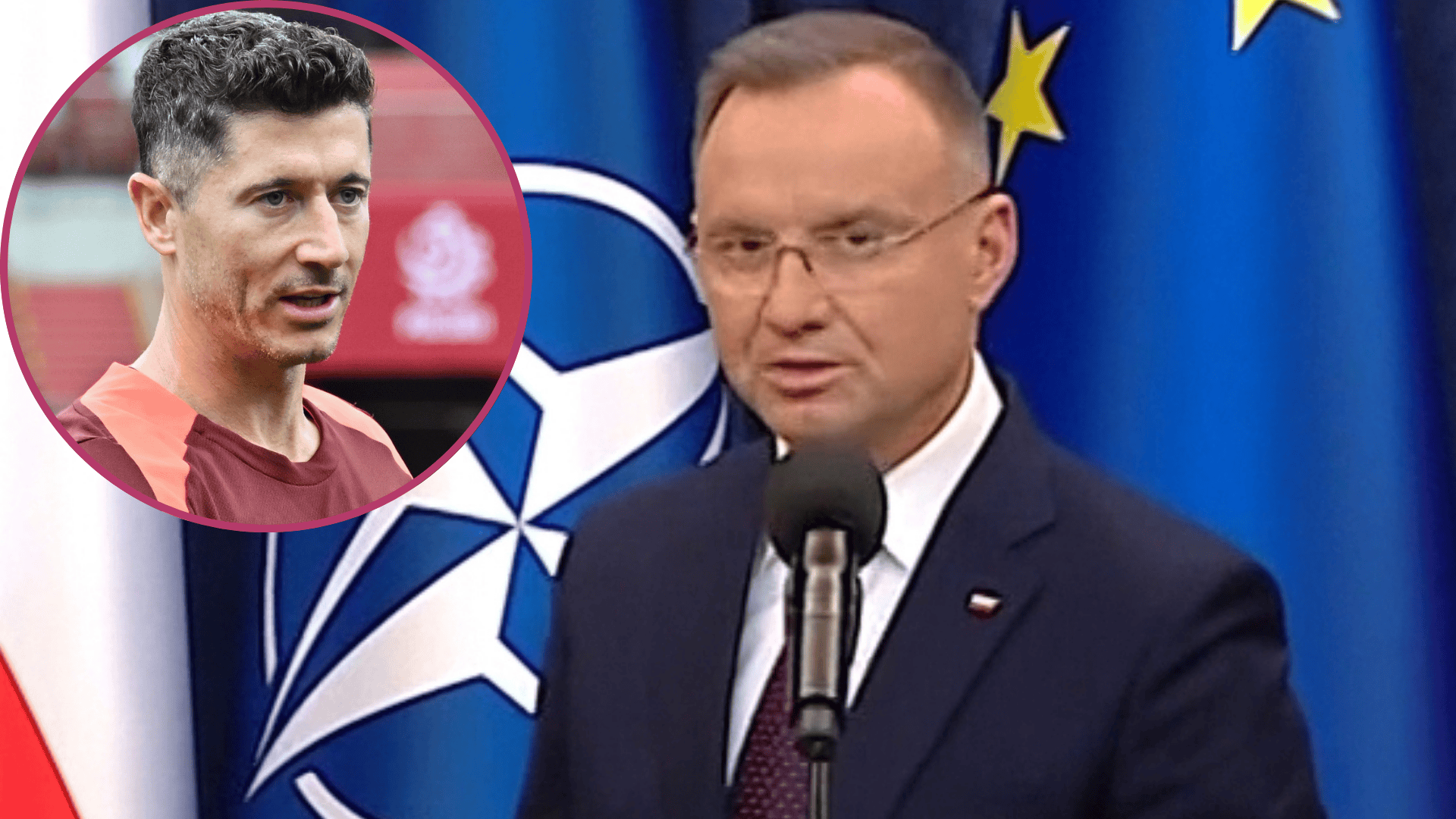 Robert Lewandowski, Andrzej Duda
