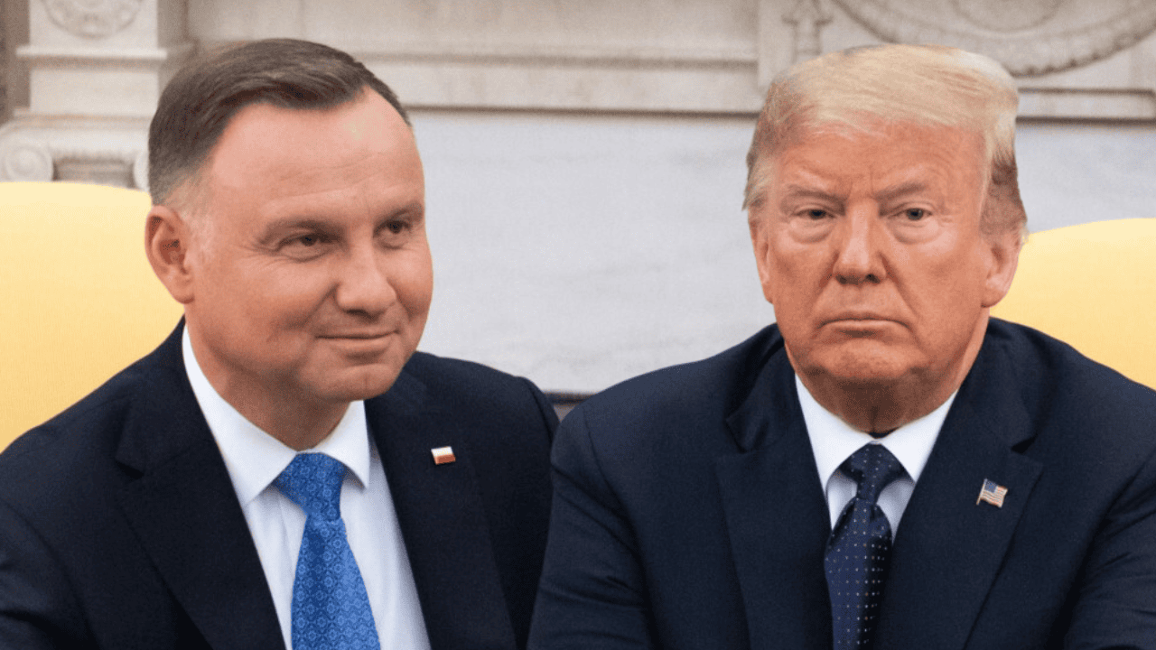 Andrzej Duda i Donald Trump