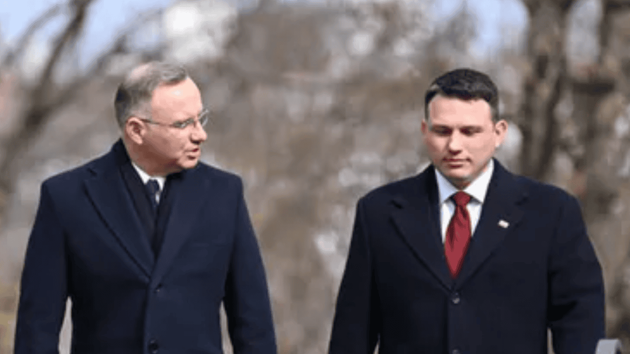 Andrzej Duda i Sławomir Mentzen