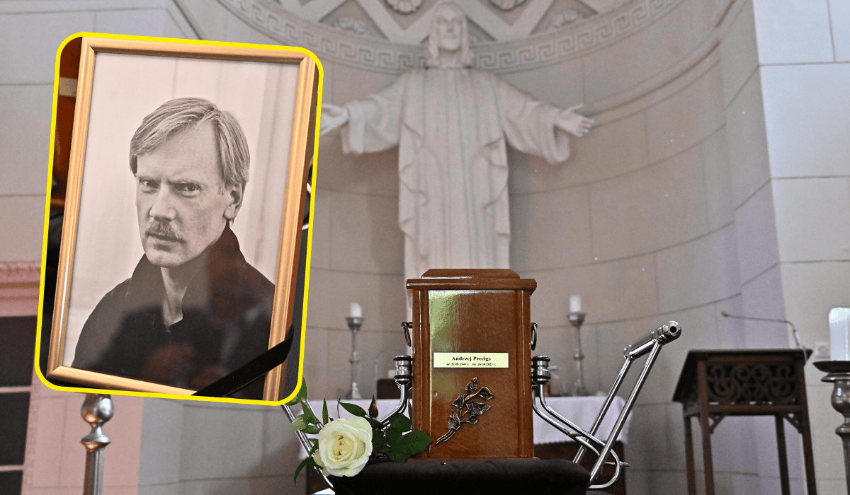 Andrzej Precigs, pogrzeb, urna