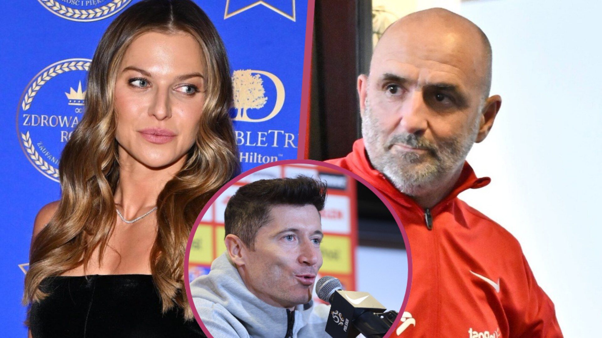 Ania Lewandowska, Robert Lewandowski, Michał Probierz