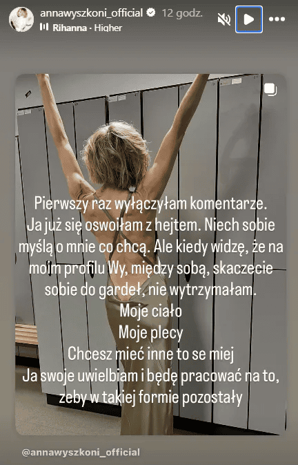 Wyszkoni musiała wyłączyć komentarze pod postem. Internauci nie mieli dla niej litości