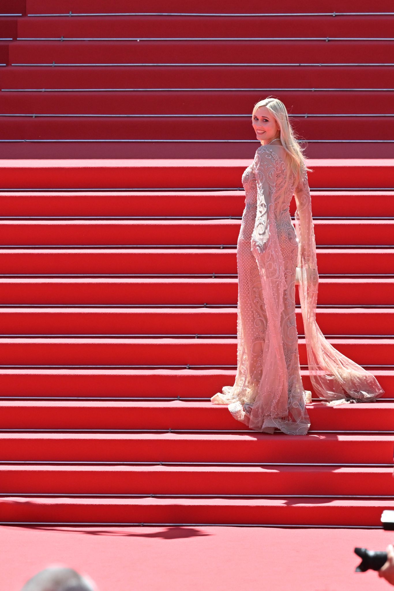 Anna Baranowska w kreacji Doroty Goldpoint w Cannes