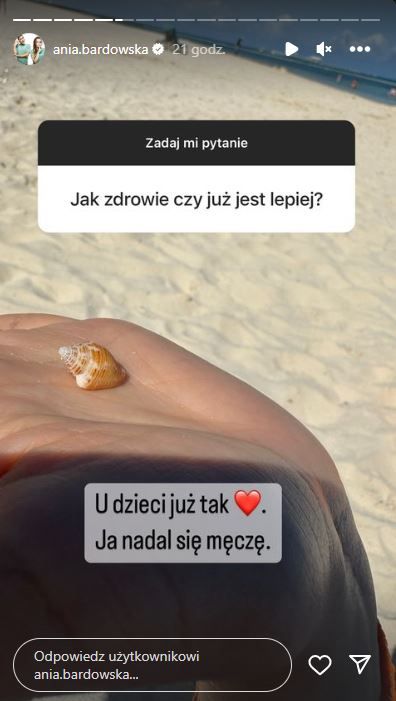 Anna Bardowska przekazała smutne wieści, fot. Instagram ania.bardowska 1.JPG
