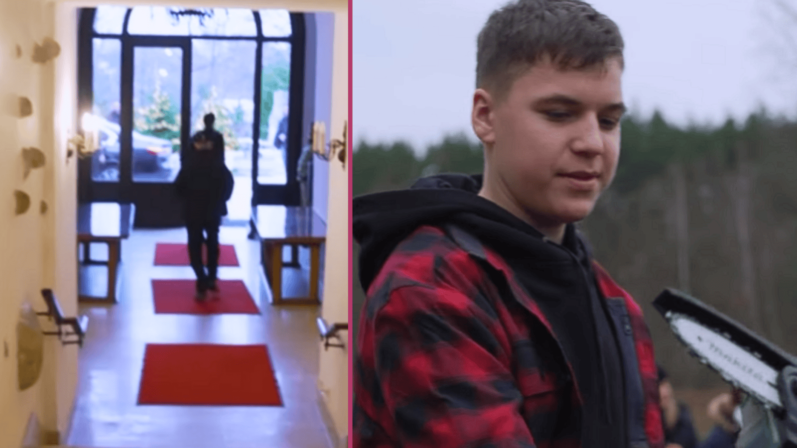 Zaskakująca stylizacja Nawrockiego. Tak pojechał po choinkę