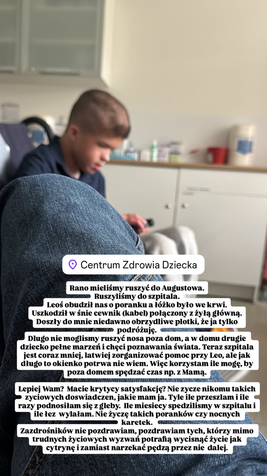 Syn Anny Lewandowskiej trafił do szpitala. Było bardzo groźnie